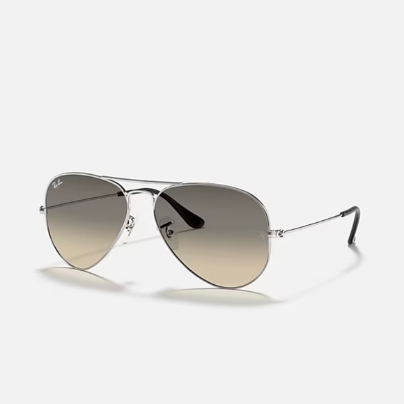 Ray-Ban Accessories - Ray-Ban Aviator Gradient Unisex Silver Sunglasses